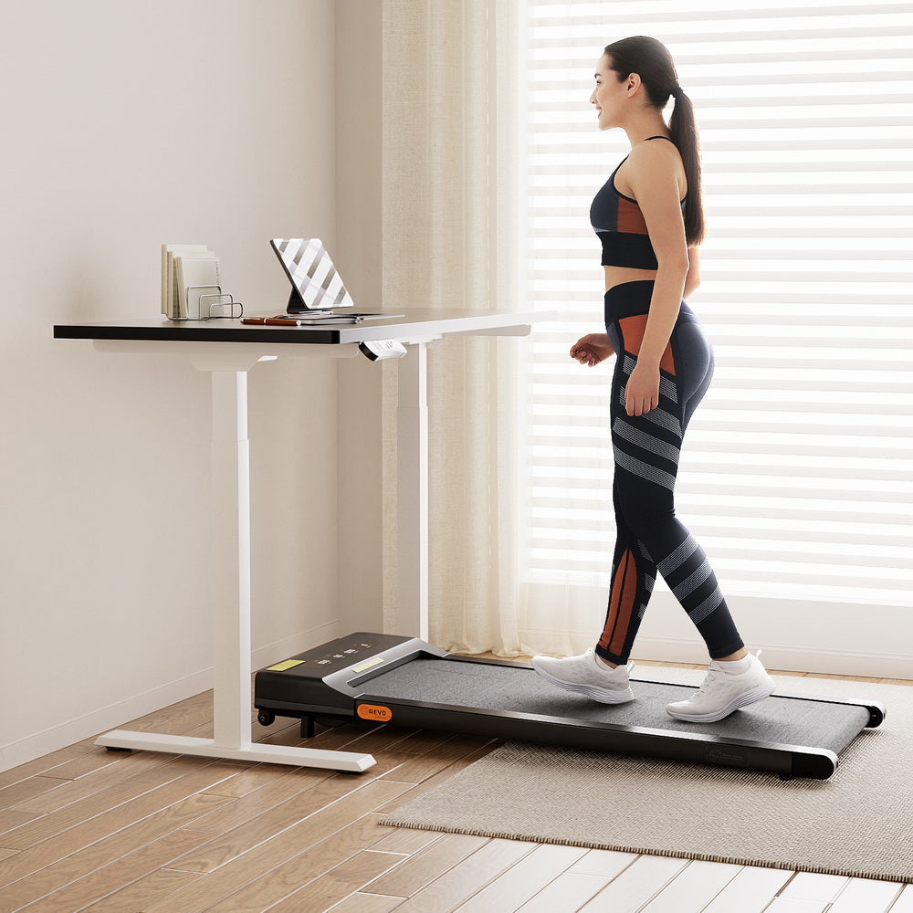Artiss Treadmill 120cm Automatic Standing Desk with 400mm Electric Walking Pad-Furniture > Office > Desks-PEROZ Accessories