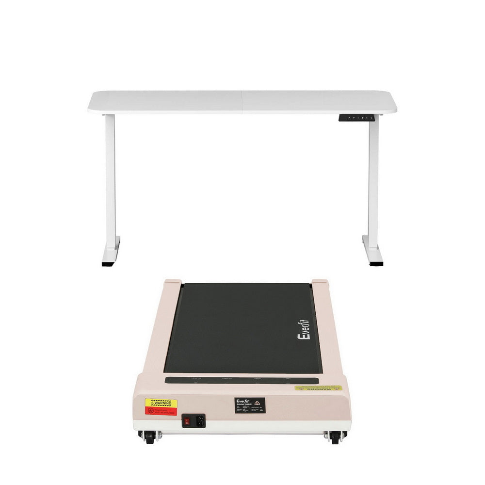 Artiss Electric Treadmill with 140cm Automatic Standing Desk Walking Pad 360mm-Furniture > Office > Desks-PEROZ Accessories
