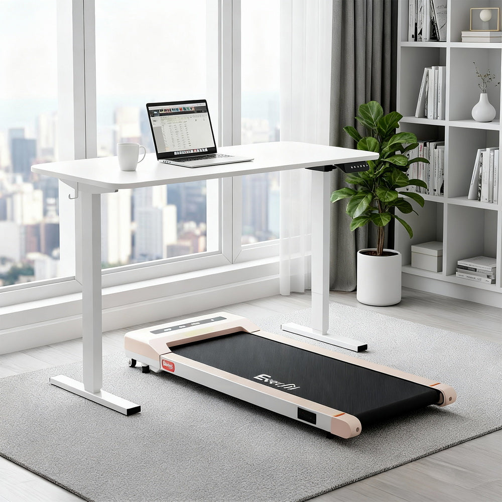 Artiss Electric Treadmill with 140cm Automatic Standing Desk Walking Pad 360mm-Furniture > Office > Desks-PEROZ Accessories