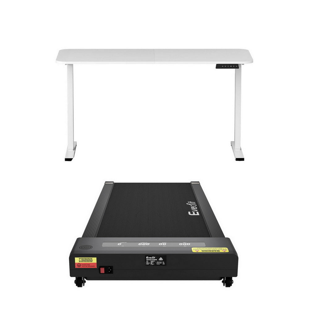 Artiss Electric Treadmill with 140cm Automatic Standing Desk Walking Pad 400mm-Furniture > Office > Desks-PEROZ Accessories