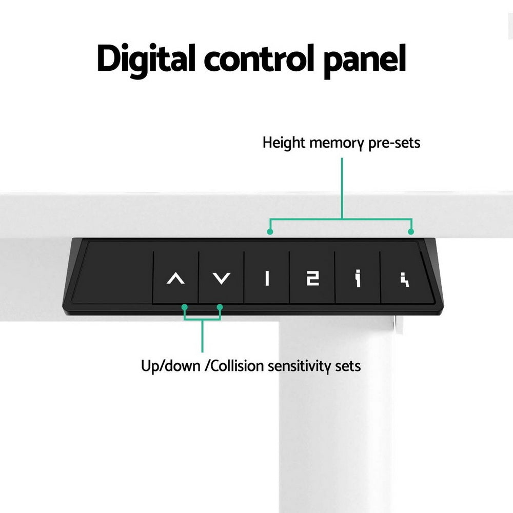 Artiss Electric Treadmill with 140cm Automatic Standing Desk Walking Pad 400mm-Furniture > Office > Desks-PEROZ Accessories