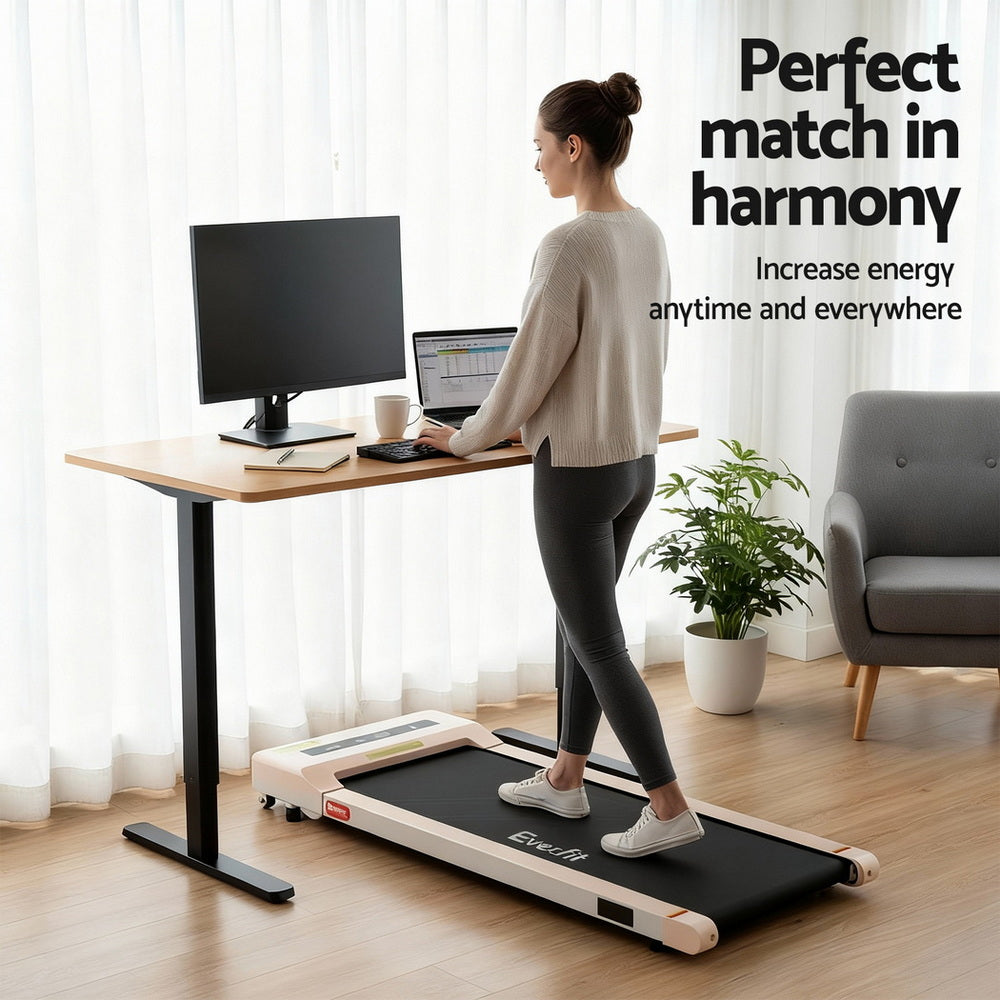Artiss Electric Treadmill with 120cm Automatic Standing Desk Walking Pad 360mm-Furniture > Office > Desks-PEROZ Accessories