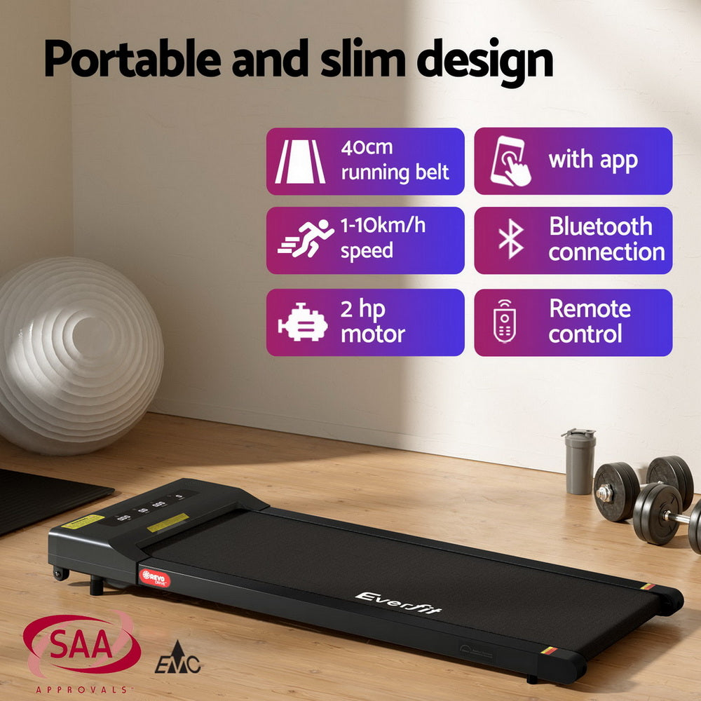 Artiss Electric Treadmill with 120cm Automatic Standing Desk Walking Pad 400mm-Furniture > Office > Desks-PEROZ Accessories