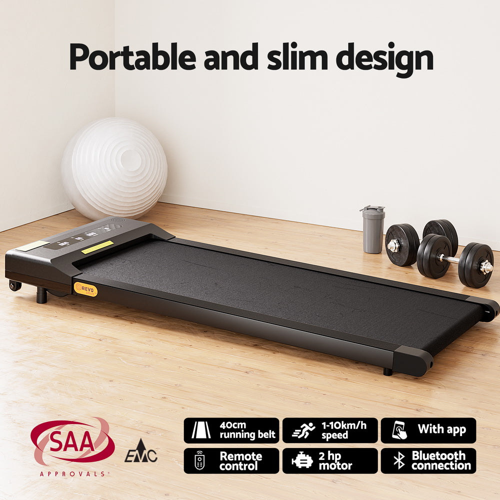 Artiss 400mm Treadmill Electric Walking Pad with 120cm Automatic Standing Desk-Furniture > Office > Desks-PEROZ Accessories