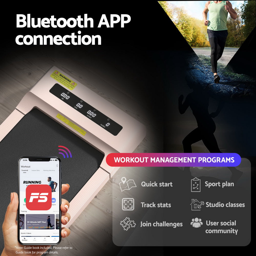 Artiss Electric Treadmill with 120cm Automatic Standing Desk Walking Pad 360mm-Furniture > Office > Desks-PEROZ Accessories