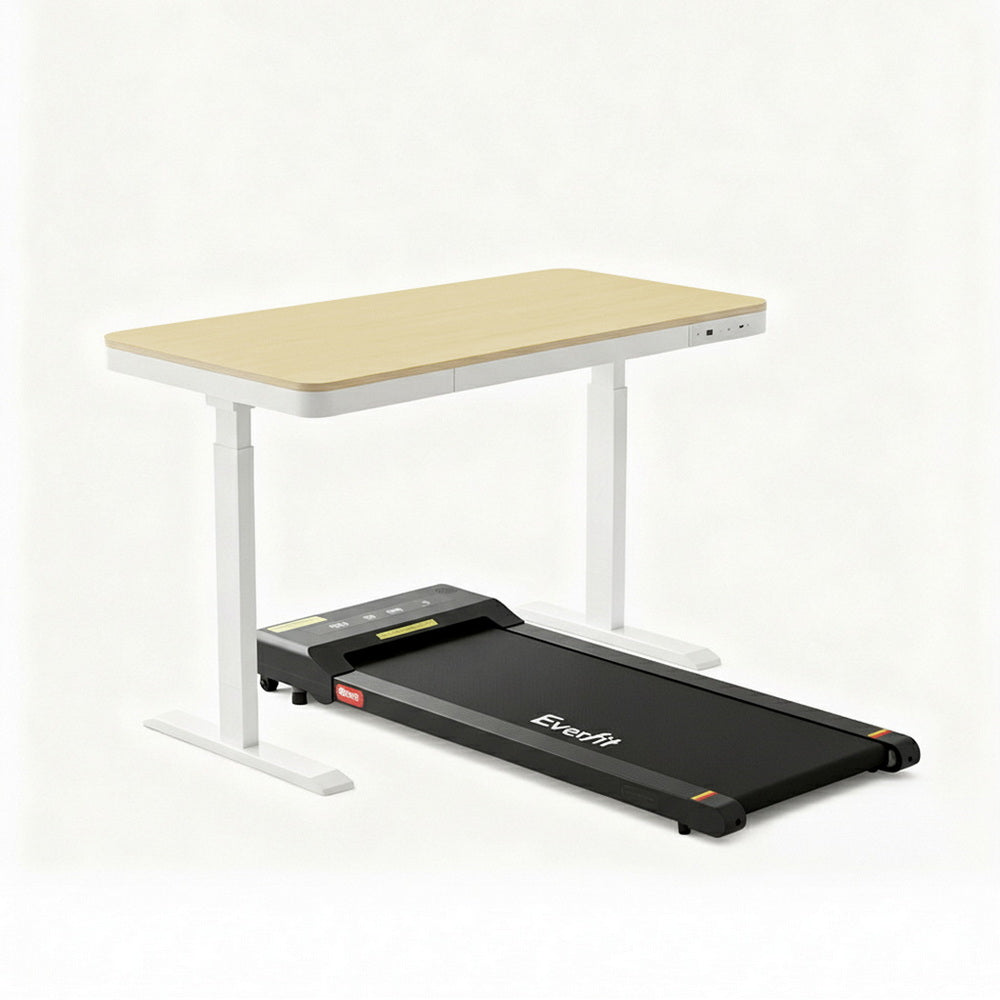 Artiss Electric Treadmill with 120cm Automatic Standing Desk Walking Pad 400mm-Furniture > Office > Desks-PEROZ Accessories