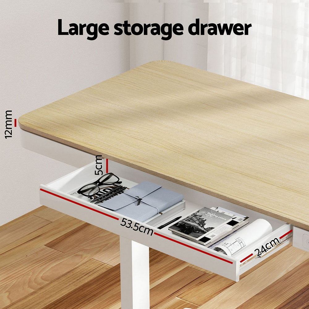 Artiss Electric Treadmill with 120cm Automatic Standing Desk Walking Pad 400mm-Furniture > Office > Desks-PEROZ Accessories