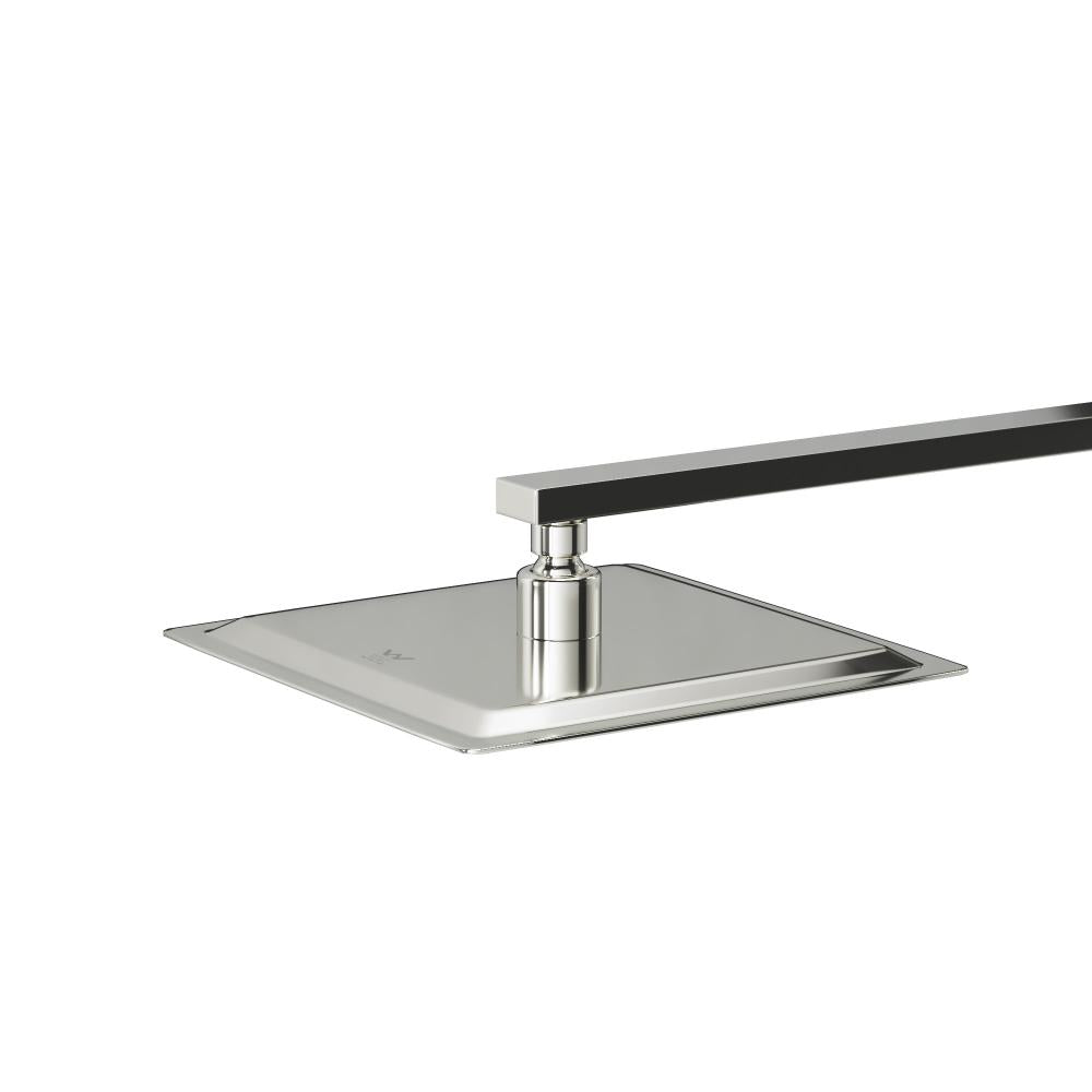 Welba 10" Rain Shower Head Set Square Handheld With Shower Mixer Tap Chrome-Shower Heads-PEROZ Accessories