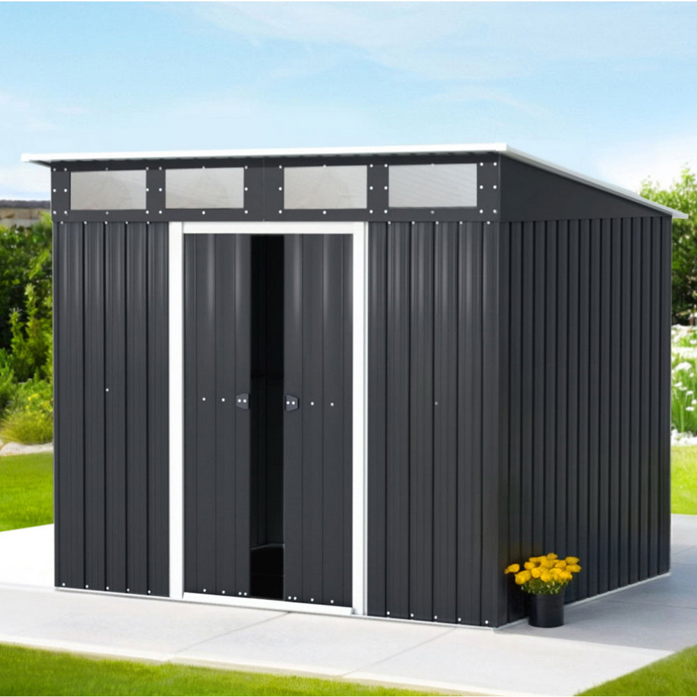 Giantz Garden Shed 2.38x1.99M Outdoor Storage Tool Workshop House Shelter-Home & Garden > Storage > Sheds-PEROZ Accessories