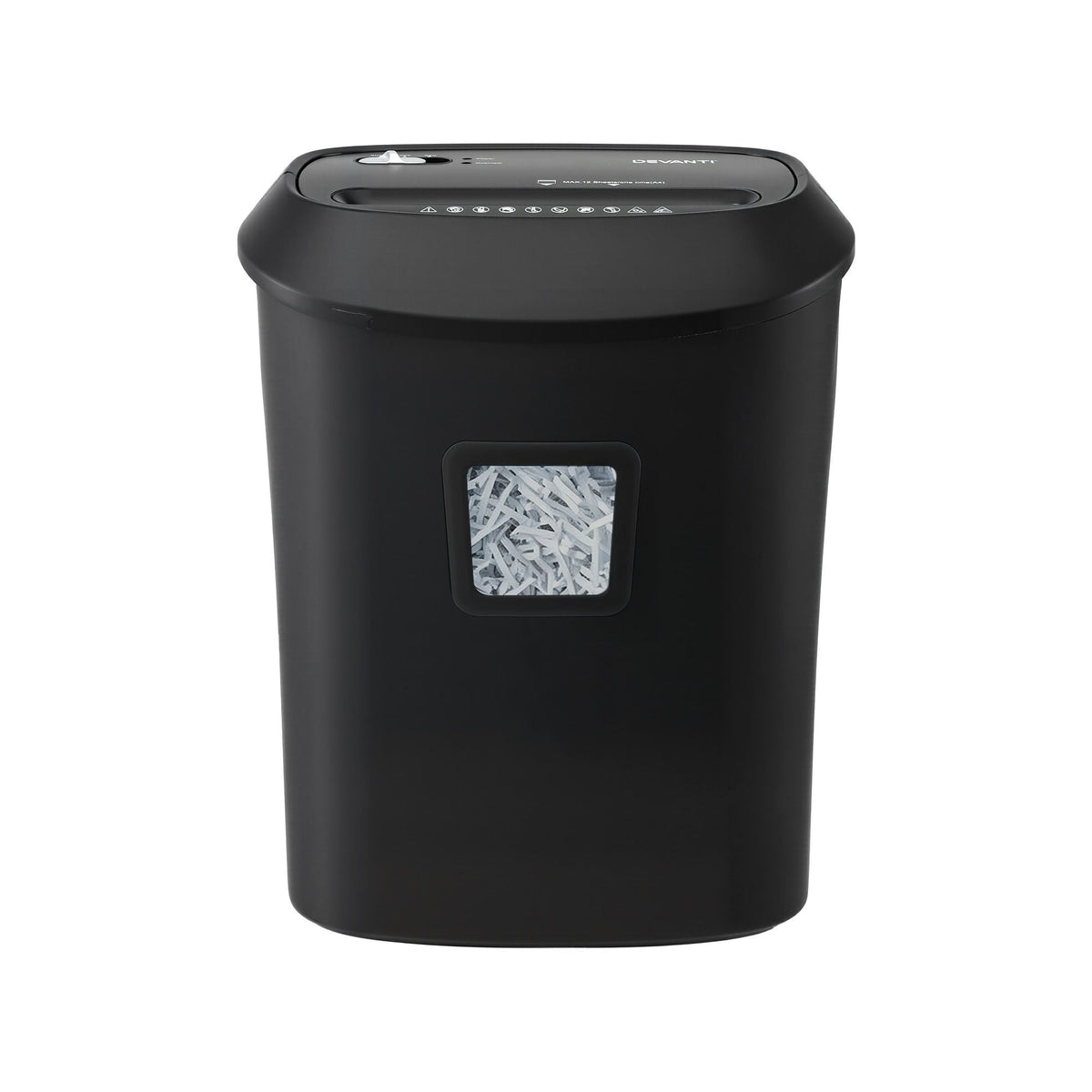 DEVANTI 25L Paper Shredder 14 Sheet P4 Cross Cut for Home Office-Commercial > Commercial Others > Office Supplies-PEROZ Accessories