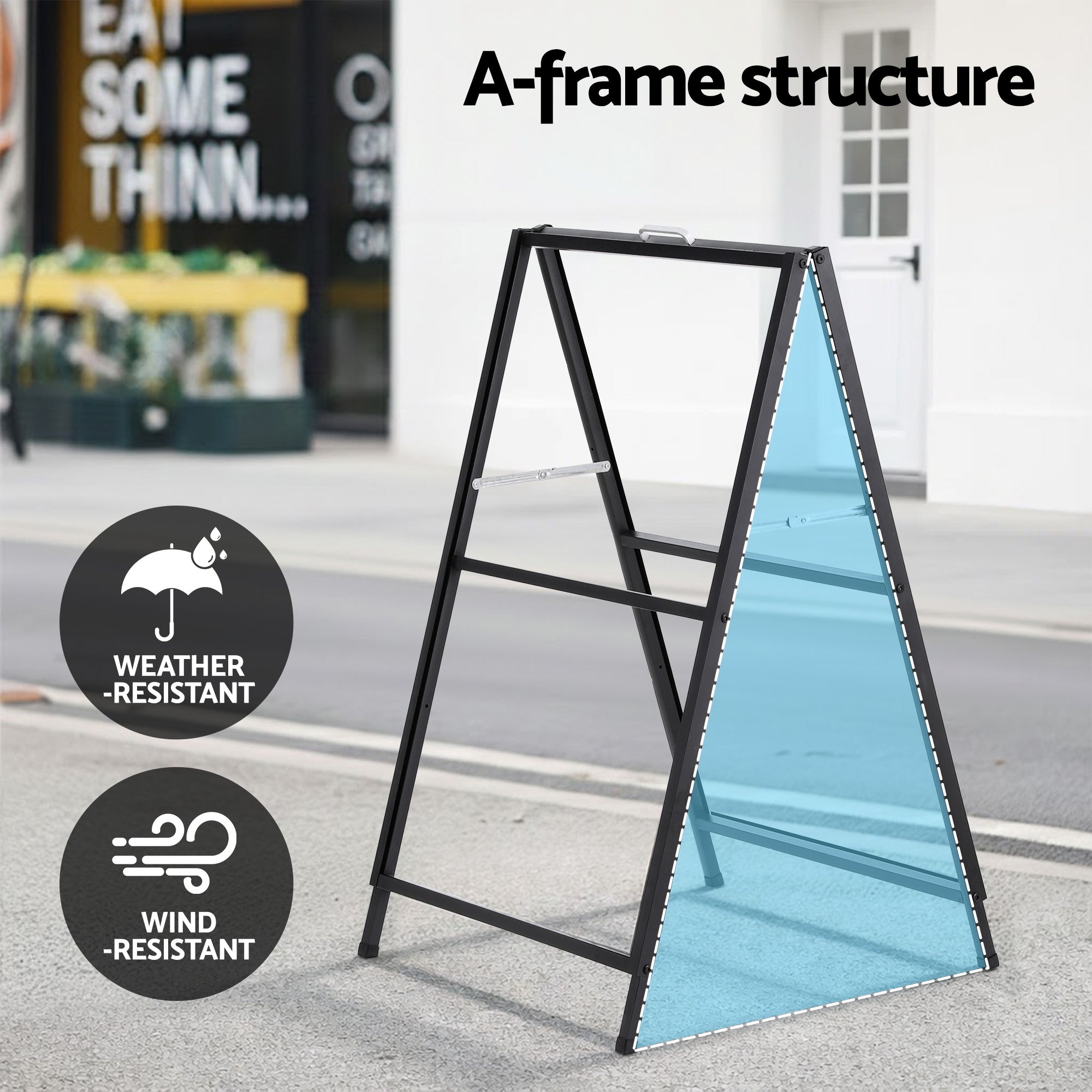A1 Frame Sign Stand Double Sided Poster Display Board Outdoor Advertising 60x90cm-Commercial > Commercial Others > Office Supplies-PEROZ Accessories