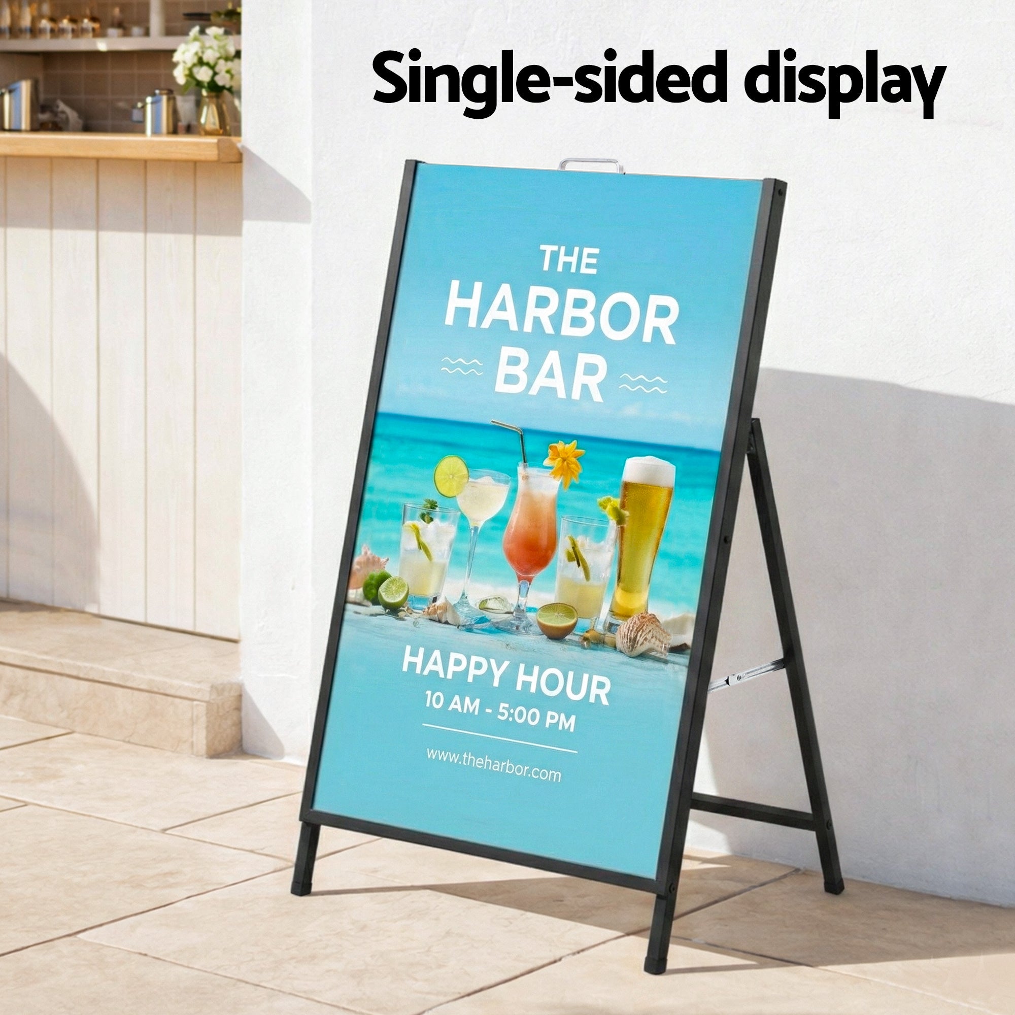 A1 Frame Sign Stand Single Sided Poster Display Board Outdoor Advertising 60x90cm-Commercial > Commercial Others > Office Supplies-PEROZ Accessories