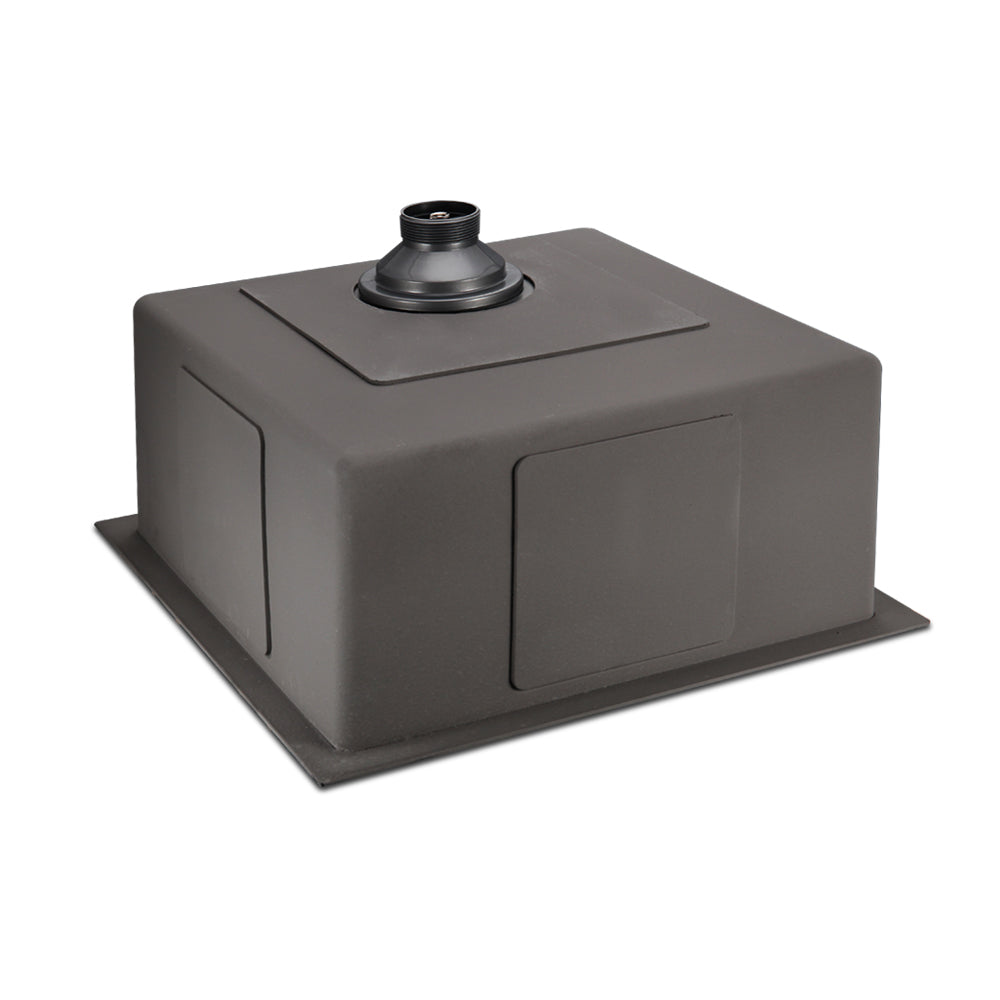 Cefito Kitchen Sink 51X45CM Stainless Steel Basin Single Bowl Black-Furniture > Dining > Kitchen Sinks-PEROZ Accessories