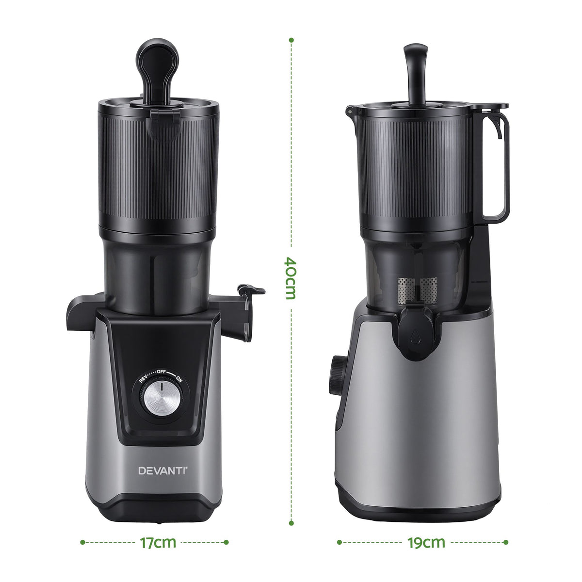 DEVANTI Slow Juicer Cold Press 200W for Fruit Vegetable Juice-Commercial > Commercial Others > Distilling & Brewing-PEROZ Accessories