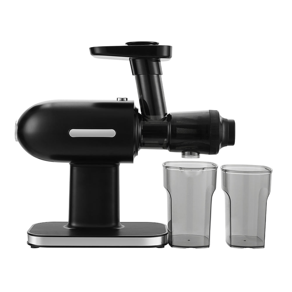 Devanti Cold Press Slow Juicer Fruit Juice Extractor 160W Black-Appliances > Kitchen Appliances-PEROZ Accessories