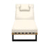 Livsip Sun Lounge Outdoor Lounger Day Bed Garden Patio Furniture Setting Beige-Sun Lounge-PEROZ Accessories
