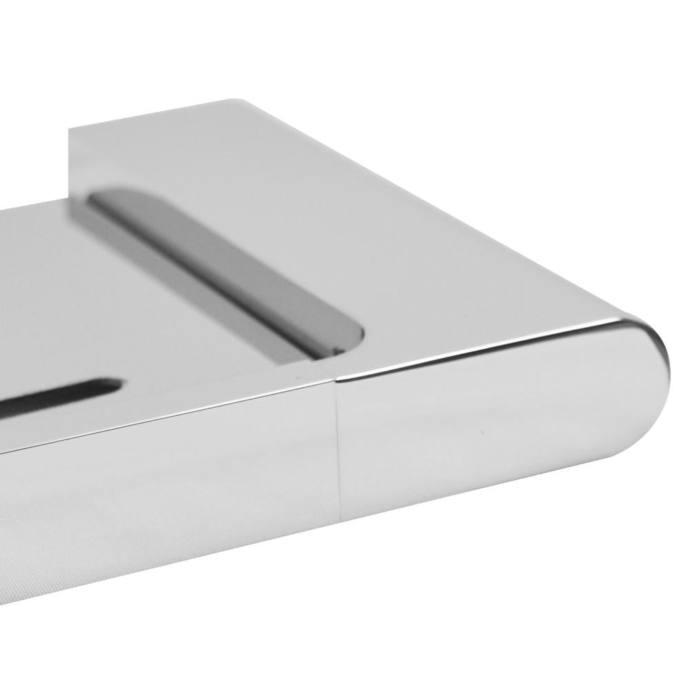 Bathroom Metal Shelf Wall Mounted SMS Chrome-Bathroom Metal Shelf-PEROZ Accessories