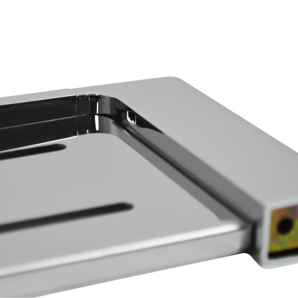 Bathroom Metal Shelf Wall Mounted SMS Chrome-Bathroom Metal Shelf-PEROZ Accessories