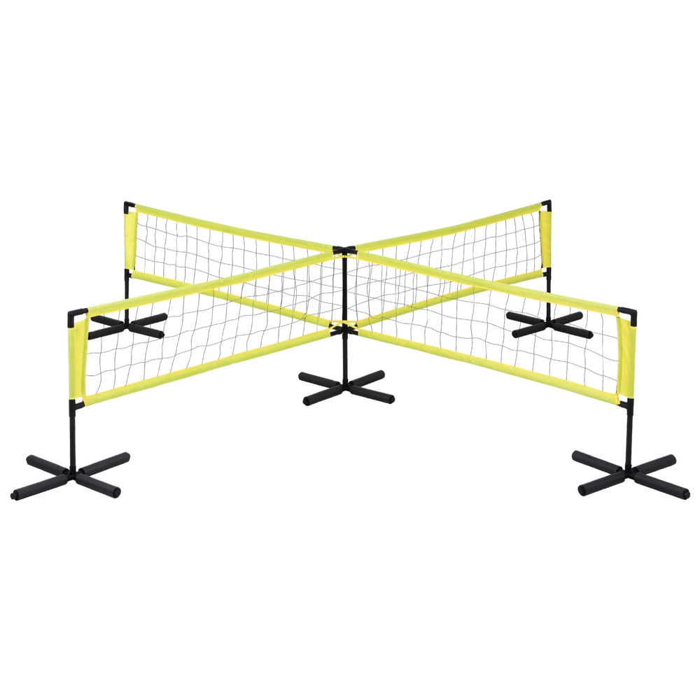 Everfit Water Volleyball Net Set Portable Swimming Pool Nets Game Four Square-Sports & Fitness > Fitness Accessories-PEROZ Accessories