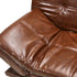Oikiture Sofa Bed Convertible Leather 3-Seater Brown-Sofa Bed-PEROZ Accessories