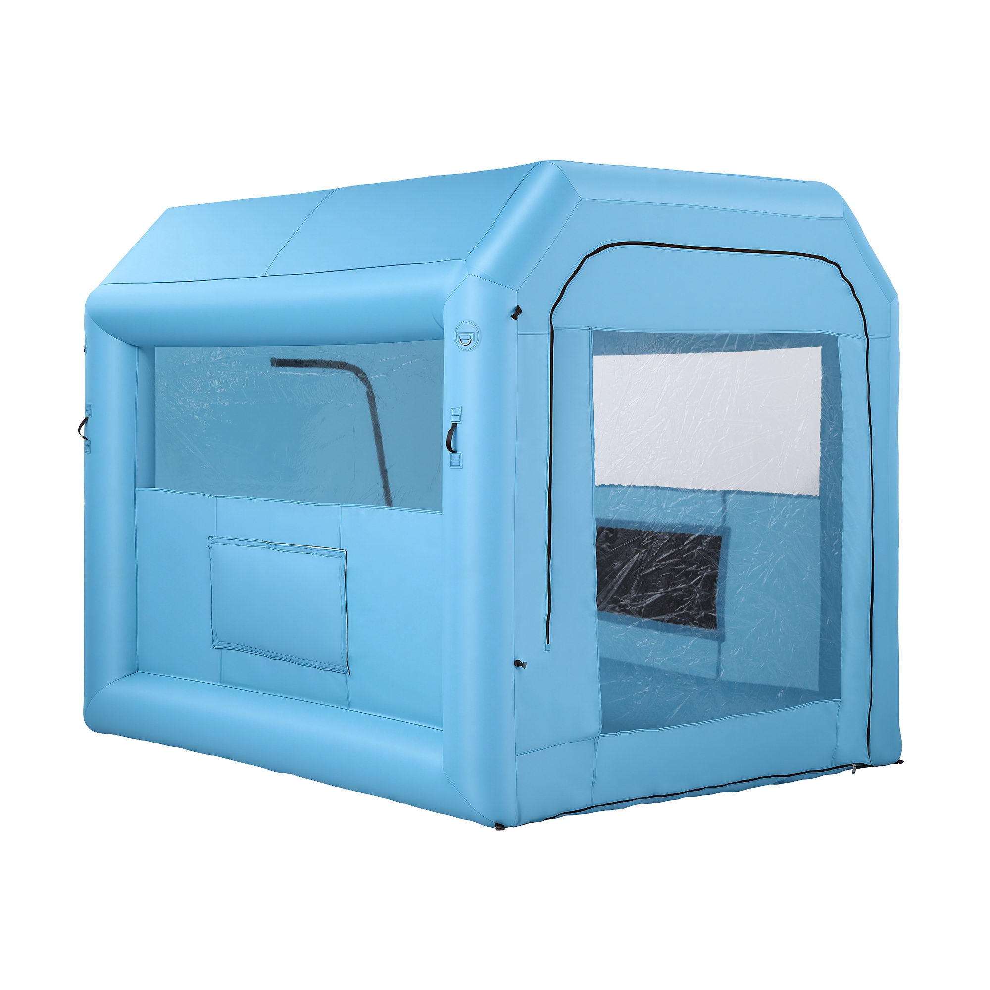 Giantz Inflatable Paint Booth 2.5X2.5X3M Inflatable Spray Booth with 550W Powerful Blower and Air Filter System, Round Roof with Light Hook, for Painting Bicycle, Motorcycle, Furniture Refinishing DIY-Auto Accessories > Auto Accessories Others > Automotive Repair & Speciality Tools-PEROZ Accessories