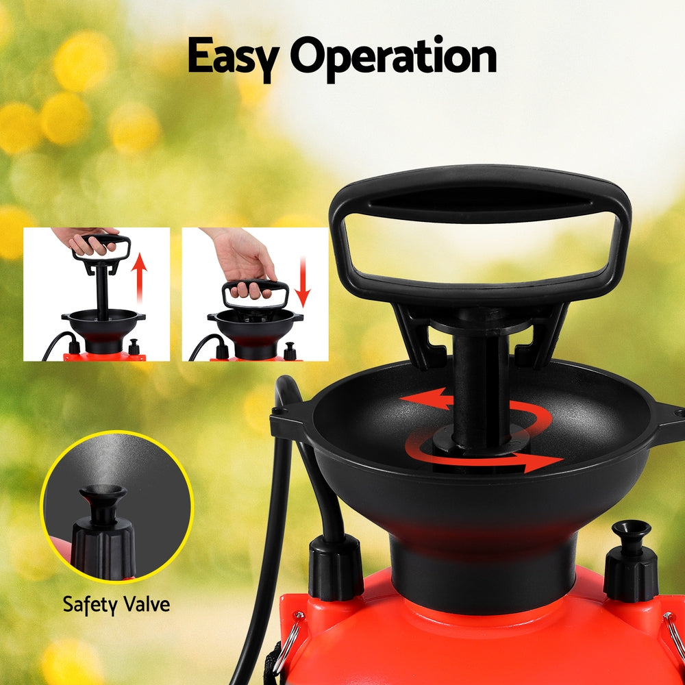 Giantz Weed Sprayer Pressure 7L Shoulder Garden Spray-Home & Garden > Garden Tools > Herbicides-PEROZ Accessories