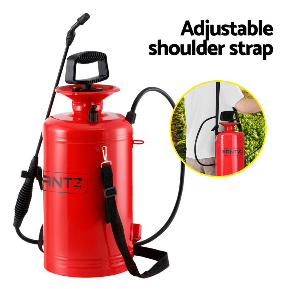 Giantz Weed Sprayer Pressure 7L Shoulder Pesticide Metal-Home & Garden > Garden Tools > Gardening Accessories-PEROZ Accessories
