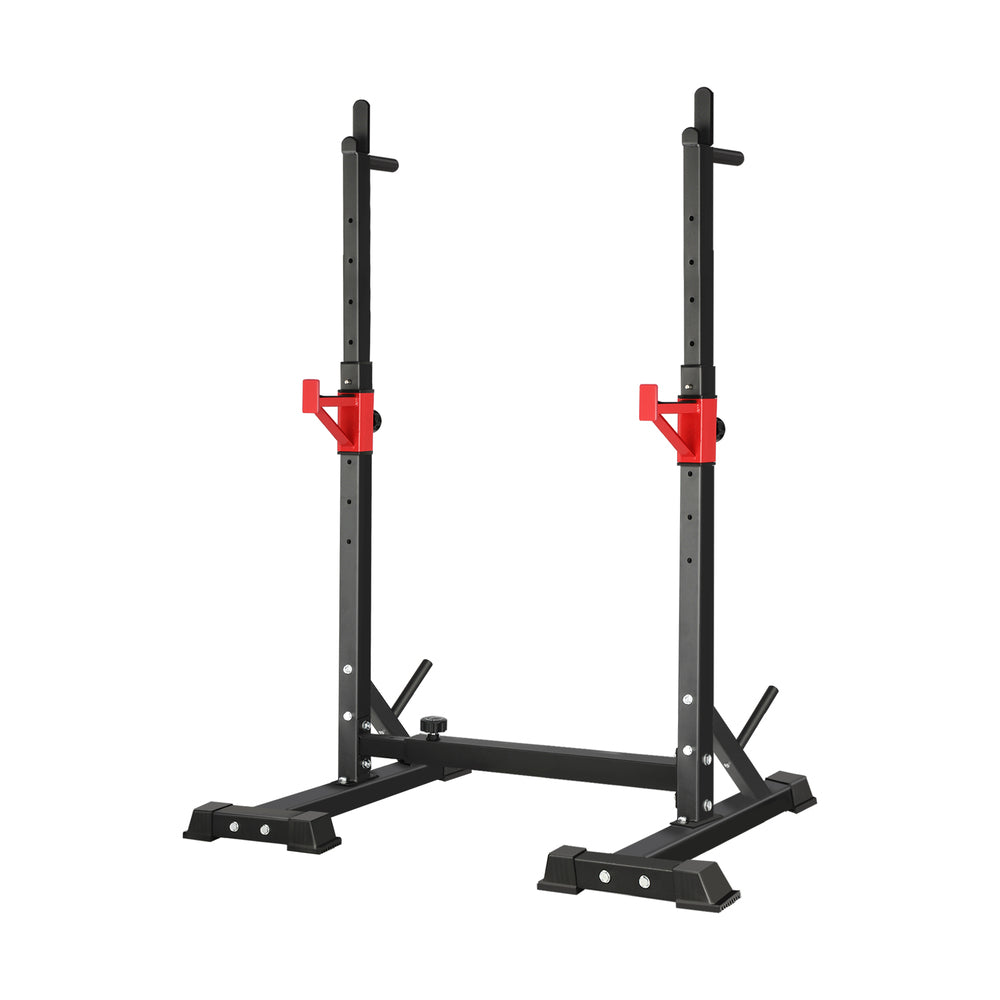 Finex Squat Rack Adjustable Barbell Rack Weight Bench Press Barbell Bar Stand-Squat Rack-PEROZ Accessories