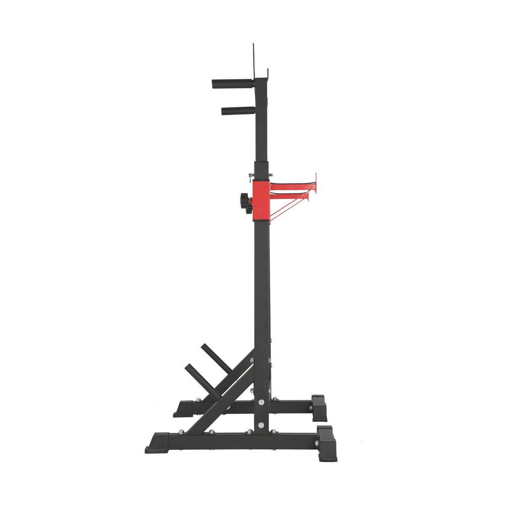 Finex Squat Rack Adjustable Barbell Rack Weight Bench Press Barbell Bar Stand-Squat Rack-PEROZ Accessories