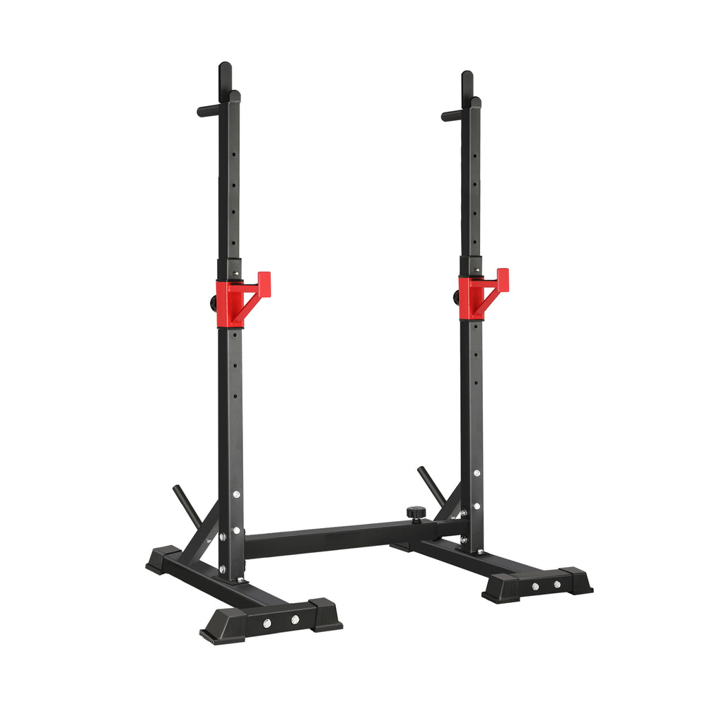 Finex Squat Rack Adjustable Barbell Rack Weight Bench Press Barbell Bar Stand-Squat Rack-PEROZ Accessories