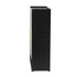 Oikiture Shoe Storage Cabinet 3 Doors Rattan Style-Shoe Storage Cabinetss-PEROZ Accessories