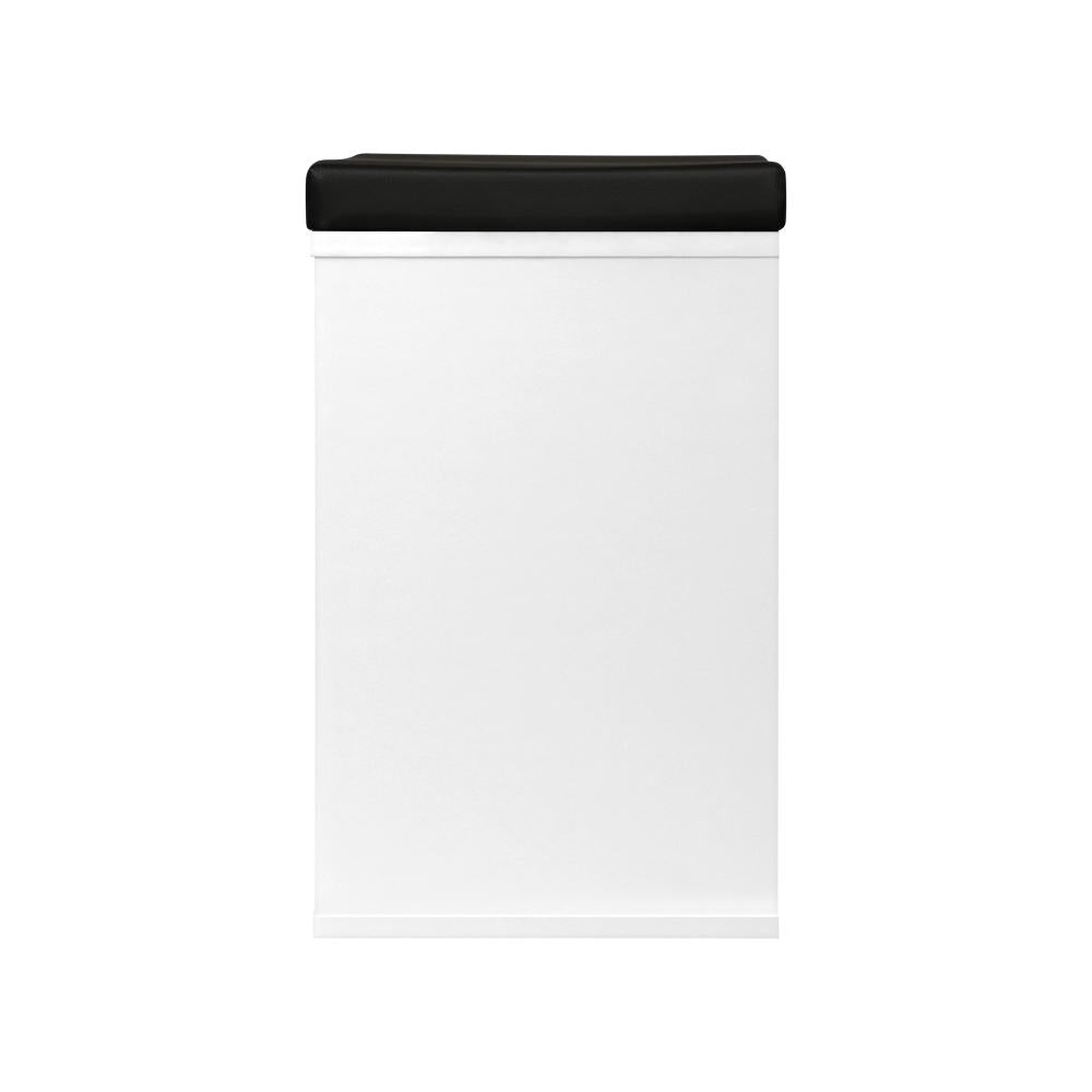 Oikiture Shoe Bench 105cm Shoe Storage Cabinet Orgaiser Rack Storage Shelf Black and White-Shoe Bench-PEROZ Accessories
