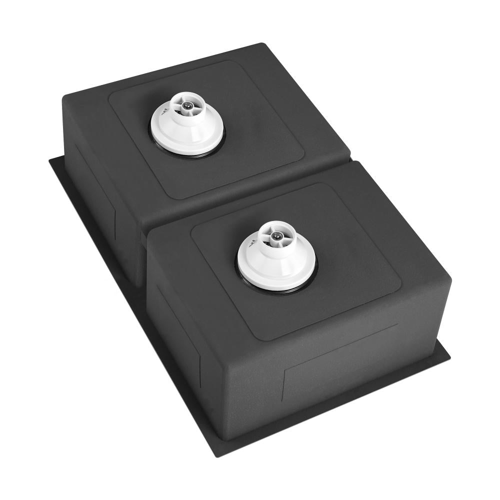 Welba Kitchen Sink Stainless Steel Bathroom Laundry Basin Double Silver 76X44CM-Stainless Steel Sink-PEROZ Accessories