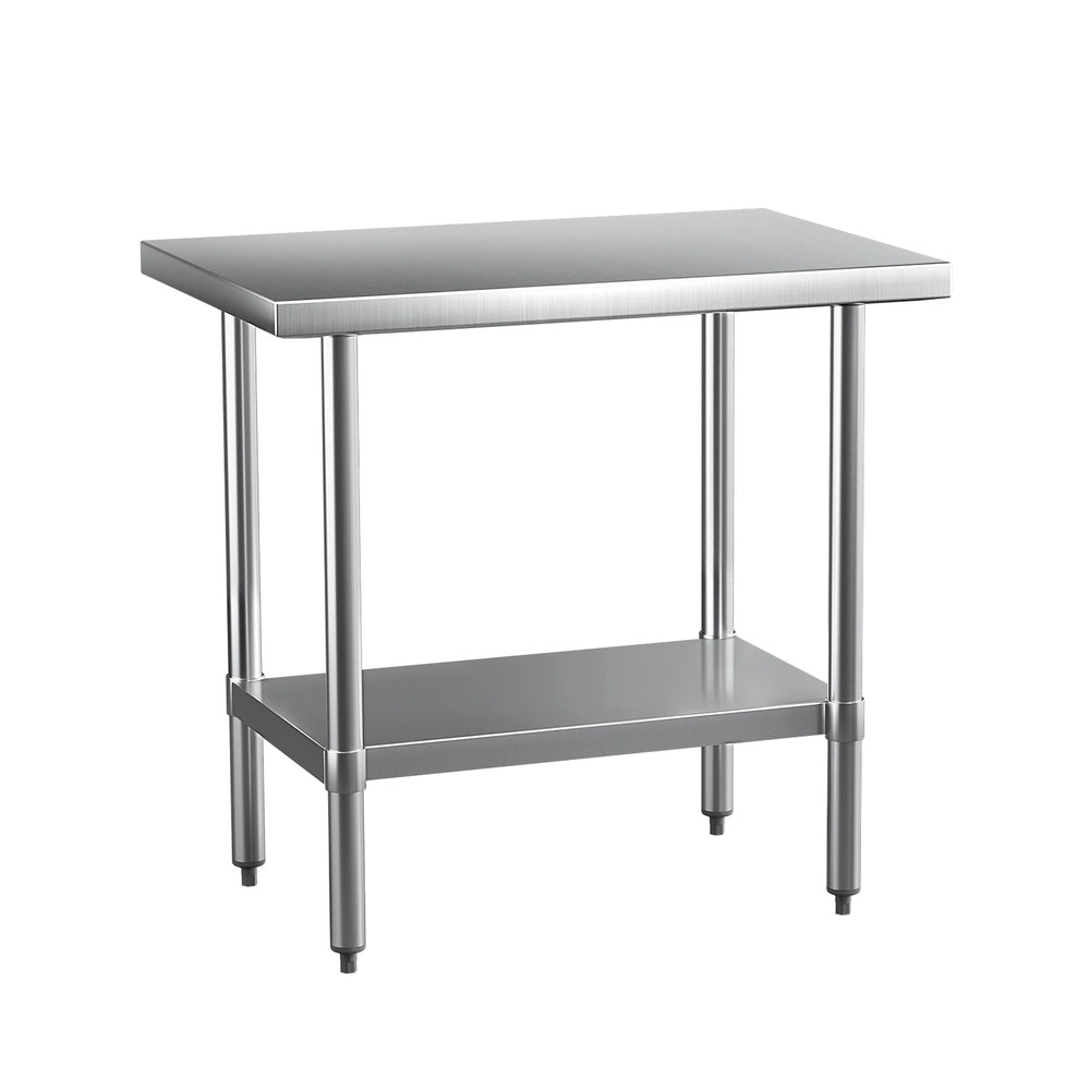 Cefito Stainless Steel Kitchen Benches Work Bench 910x610mm 430-Furniture > Dining > Kitchen Sinks-PEROZ Accessories