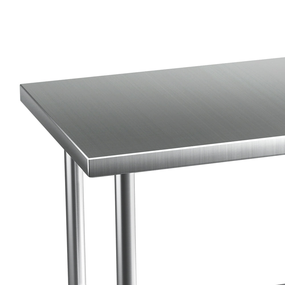 Cefito Stainless Steel Kitchen Benches Work Bench 910x610mm 430-Furniture > Dining > Kitchen Sinks-PEROZ Accessories