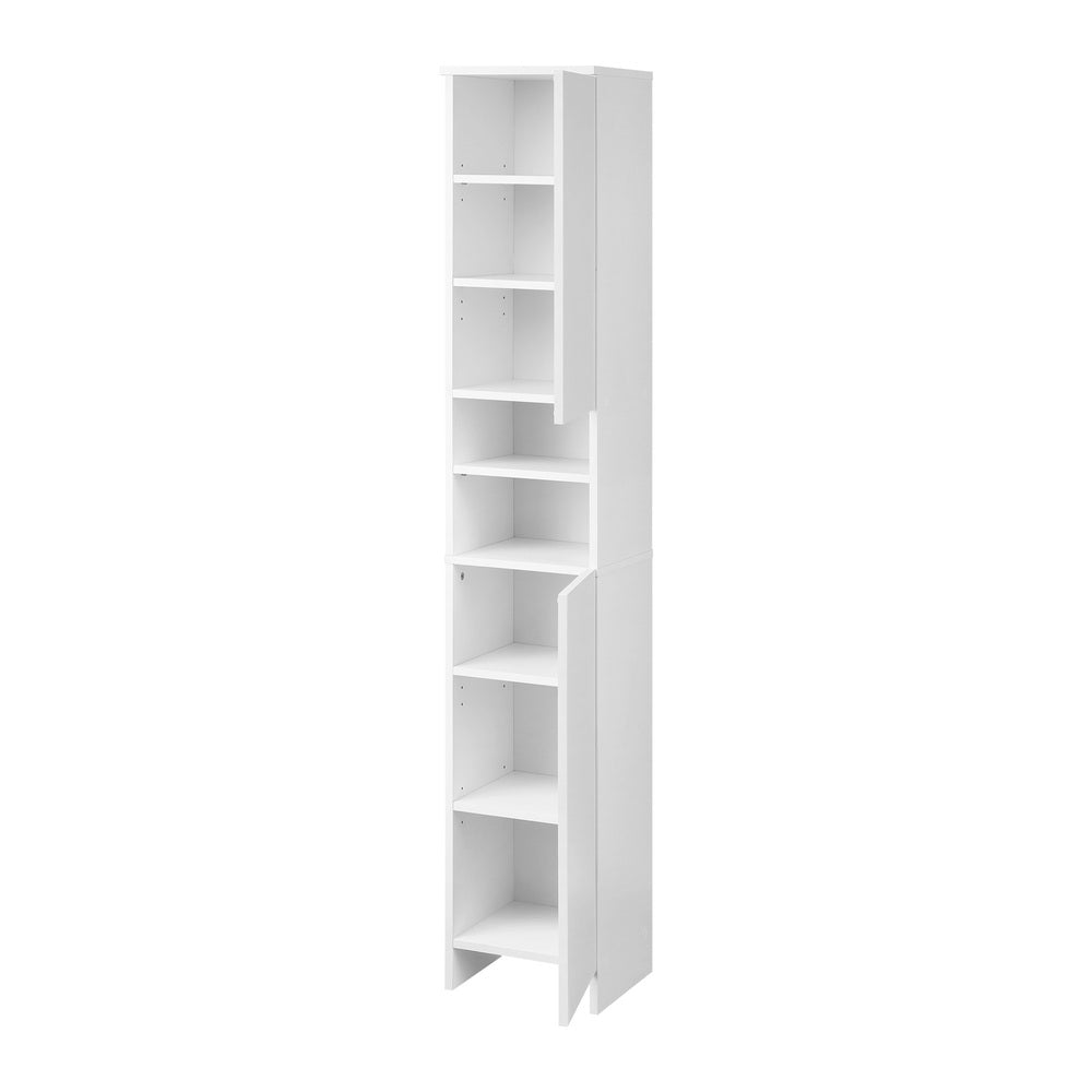Oikiture Bathroom Cabinet Storage Laundry Tall Slim Toilet Cupboard Furniture-Bathroom Storage-PEROZ Accessories