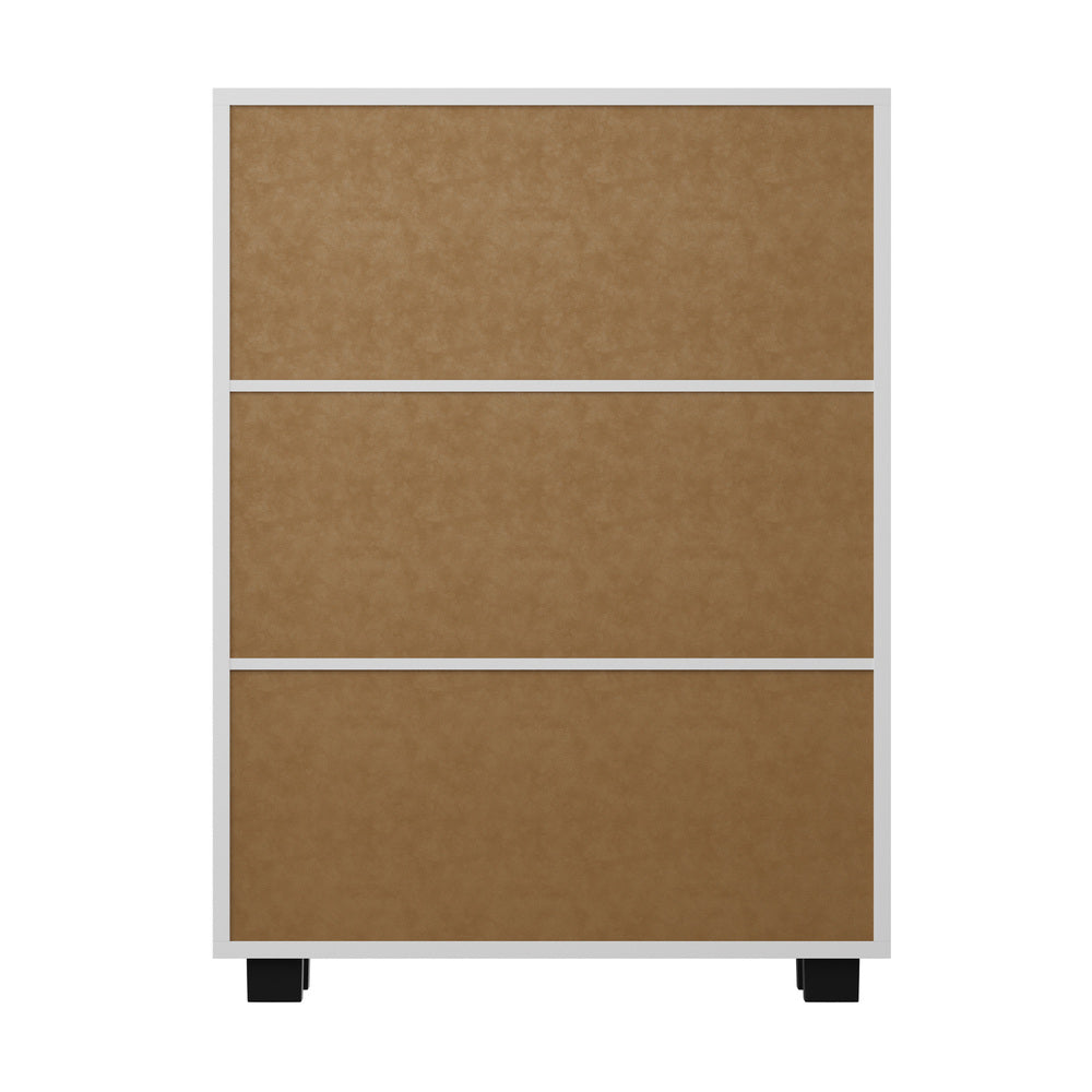 Oikiture Storage Cabinet Buffet Sideboard 2 Door White-Storage Cabinet-PEROZ Accessories