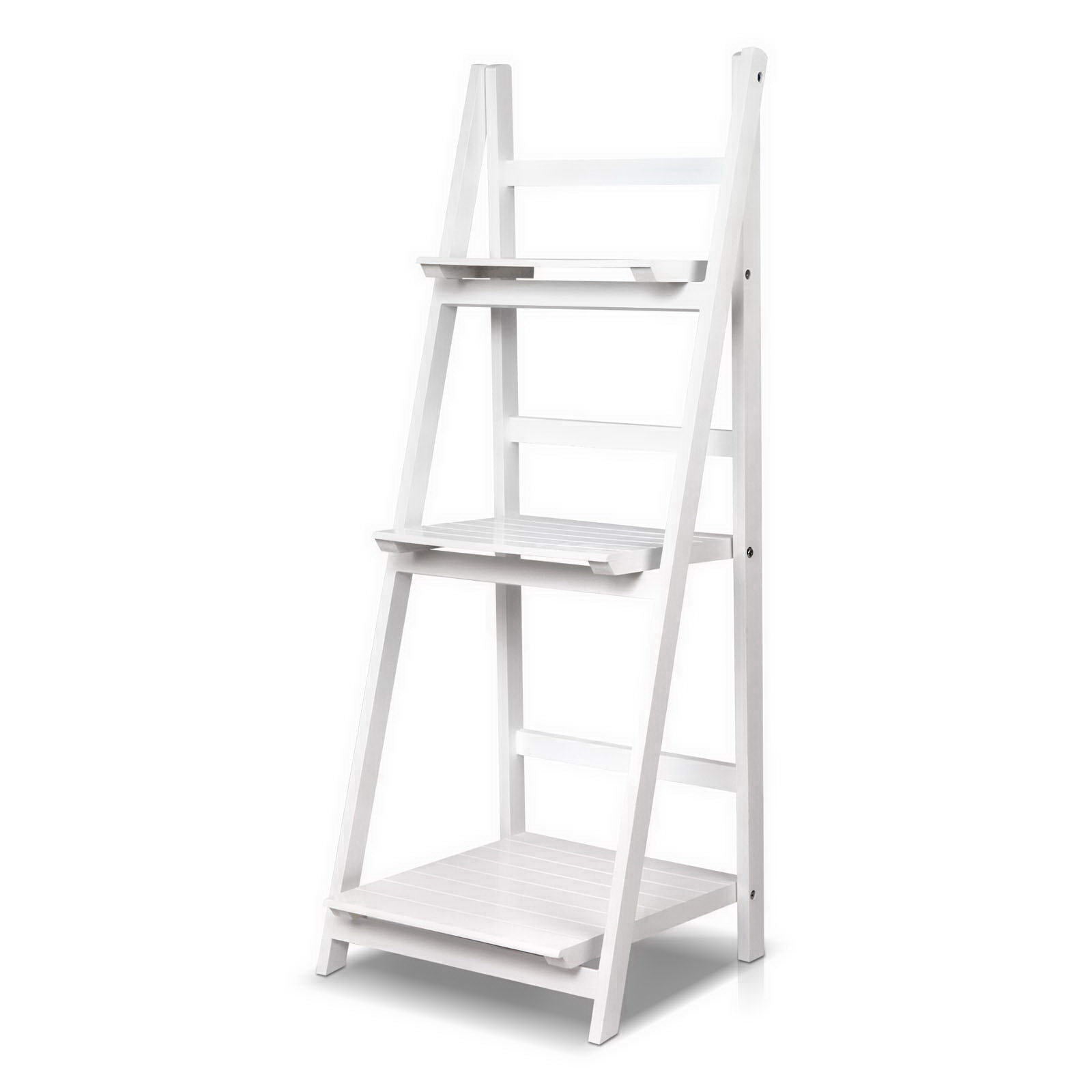 Artiss Bookshelf Corner Shelf 3 Tiers - ZANE White-Furniture > Office-PEROZ Accessories