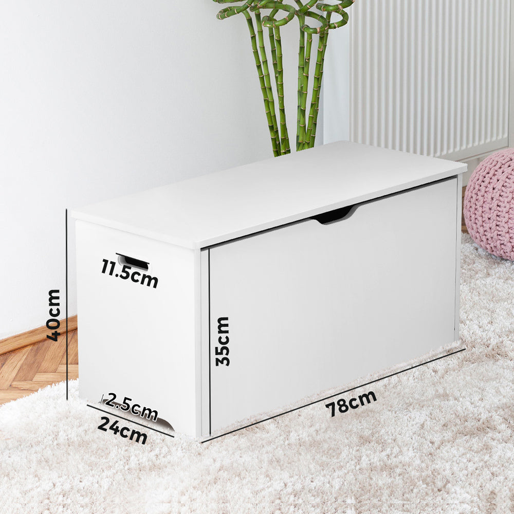 Oikiture Kids Toy Storage Box Cabinet Wooden Chest Container Room Organiser-Kid Storage-PEROZ Accessories