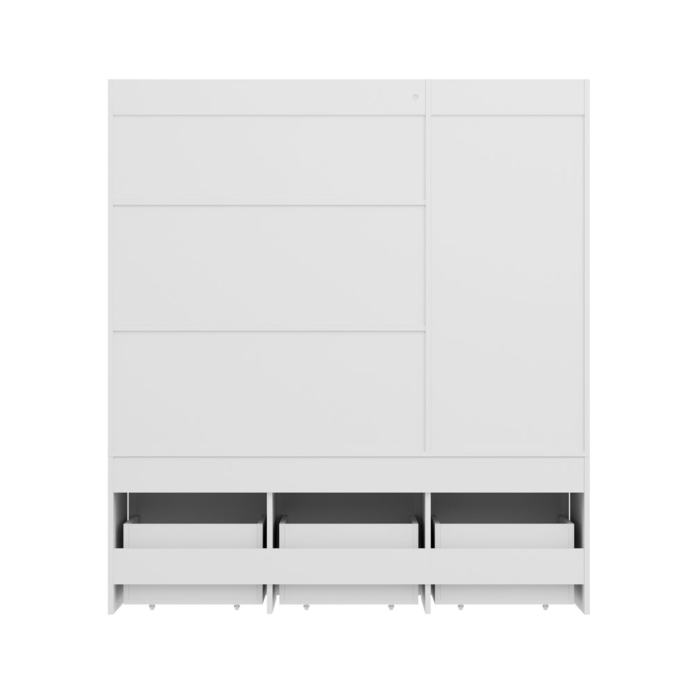 Oikiture Kids Bookcase Toy Organiser Cabinet With Chest-Kid Storage-PEROZ Accessories