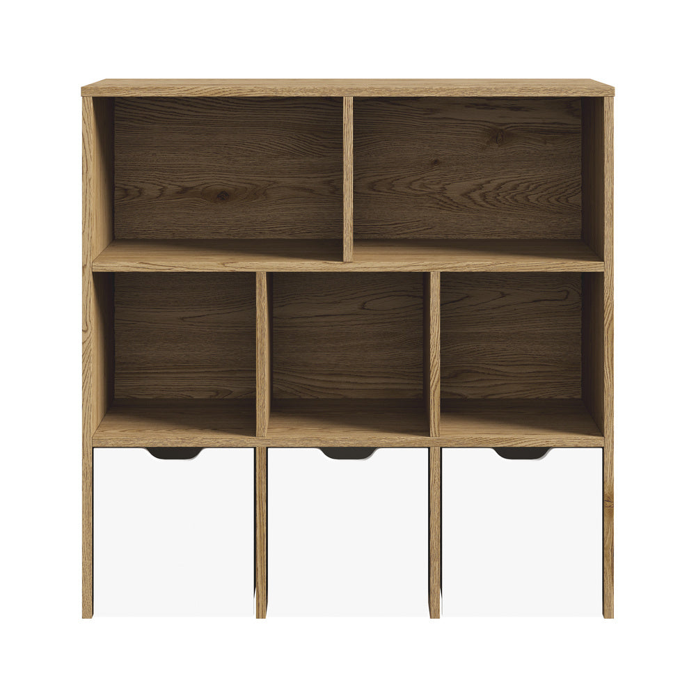 Oikiture Kids Storage Organiser Cabinet With Removable Box Natural-Kid Storage-PEROZ Accessories