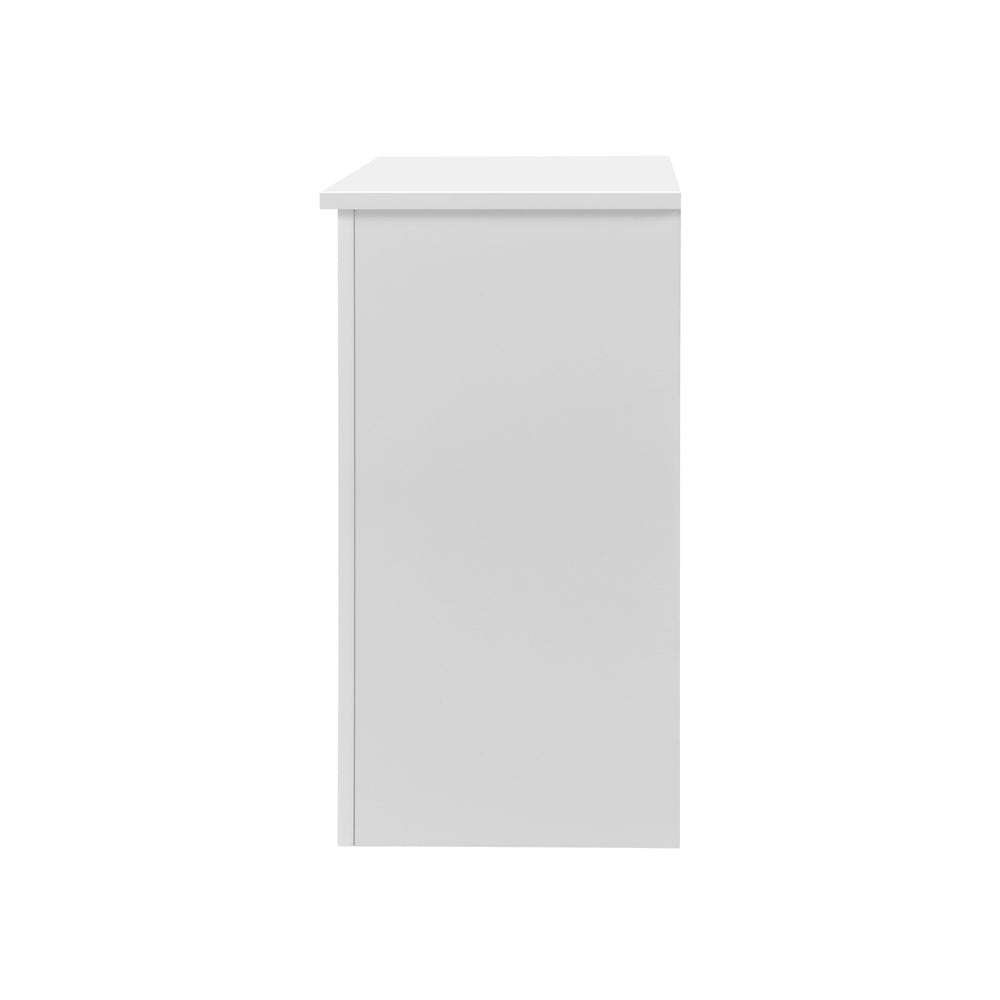 Oikiture Wooden Kids Toy Storage Cabinet Bookshelf With Portable Storage Box-Kid Storage-PEROZ Accessories