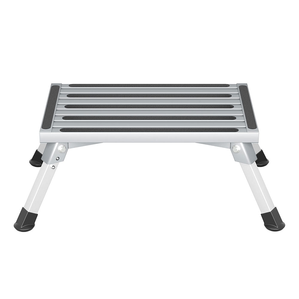 Weisshorn Caravan Step Folding Aluminium Step Ladder Stool-Outdoor Recreation > Camping > Camp Furniture-PEROZ Accessories