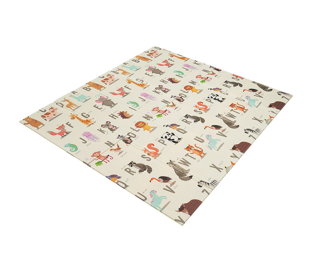 Playpals Kids Play Mat Folding XPE Foam Double Pad Non-slip Carpet-Kid Play Mat-PEROZ Accessories