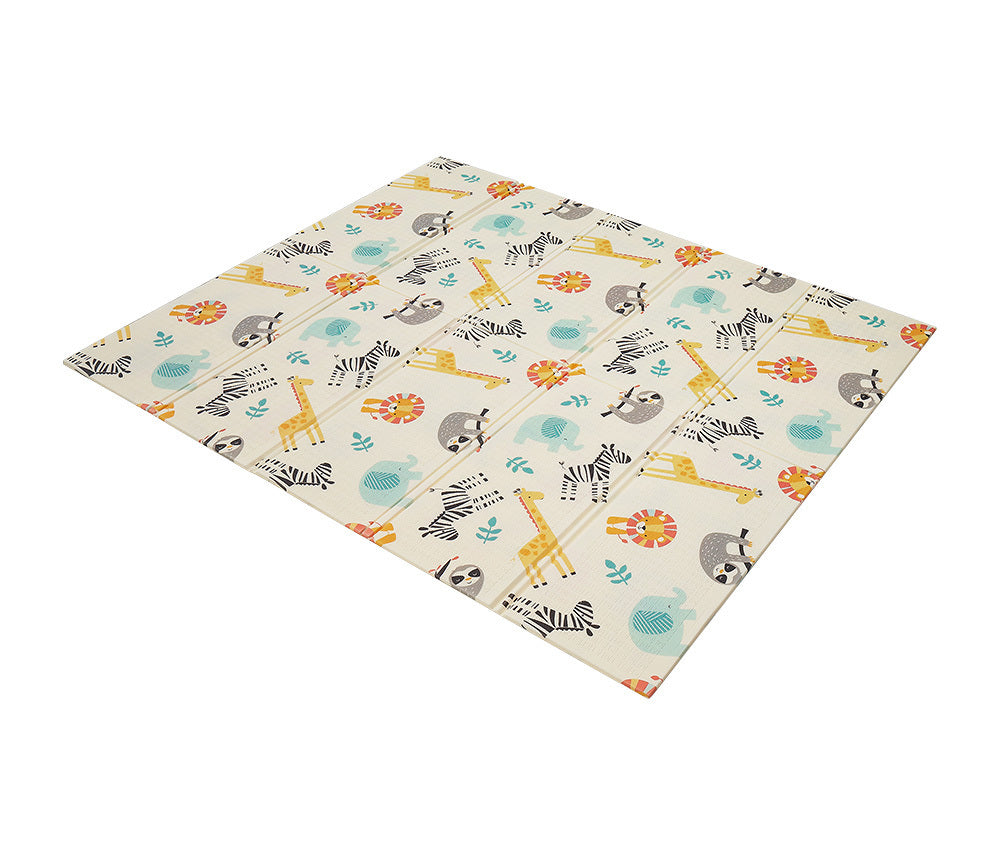Playpals Kids Play Mat XPE Foam Double Folding Pad Non-slip Carpet-Kid Play Mat-PEROZ Accessories