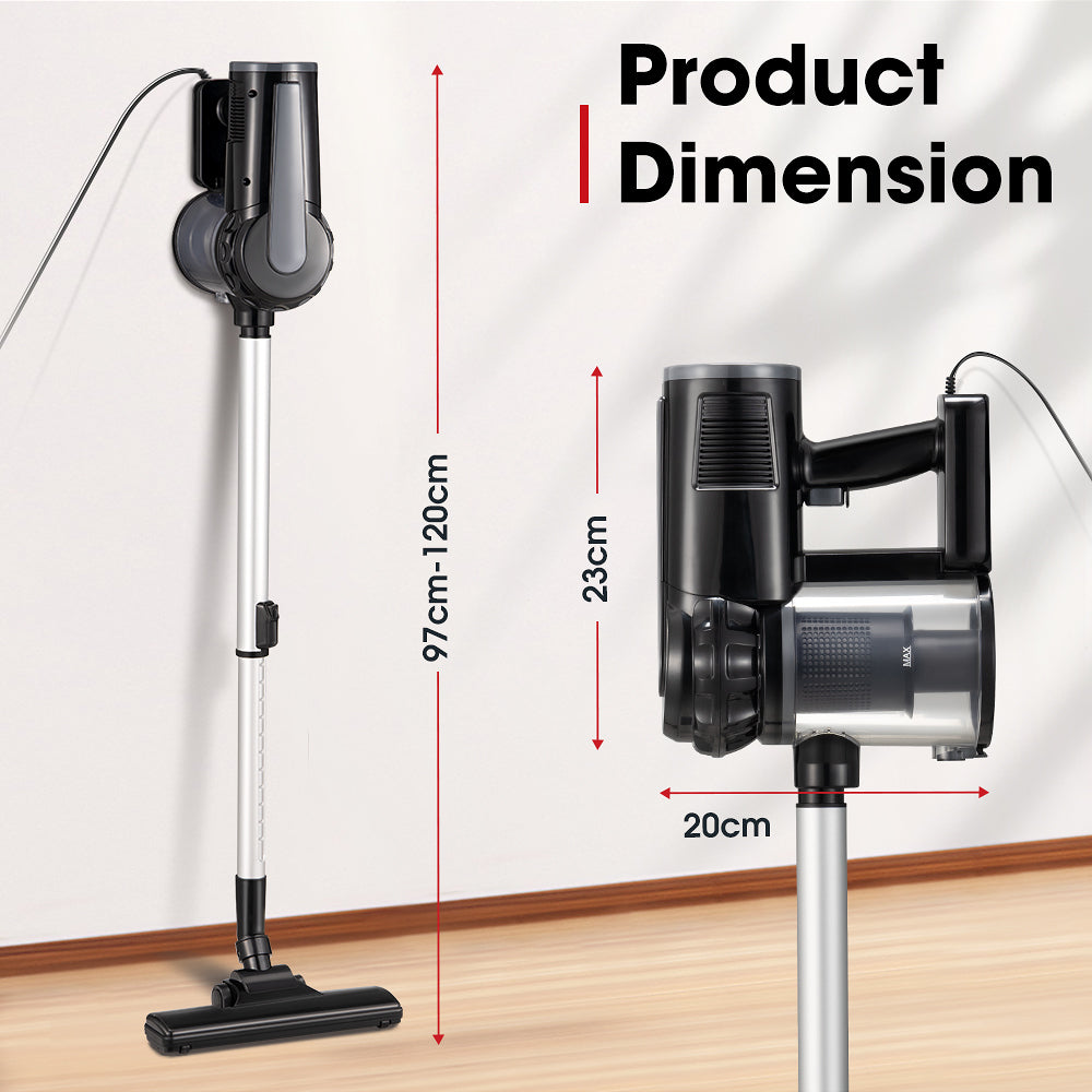 VOR Handheld Vacuum Cleaner Stick Handstick Vac Bagless Corded 15Kpa Suction-Vacuum Cleaner-PEROZ Accessories