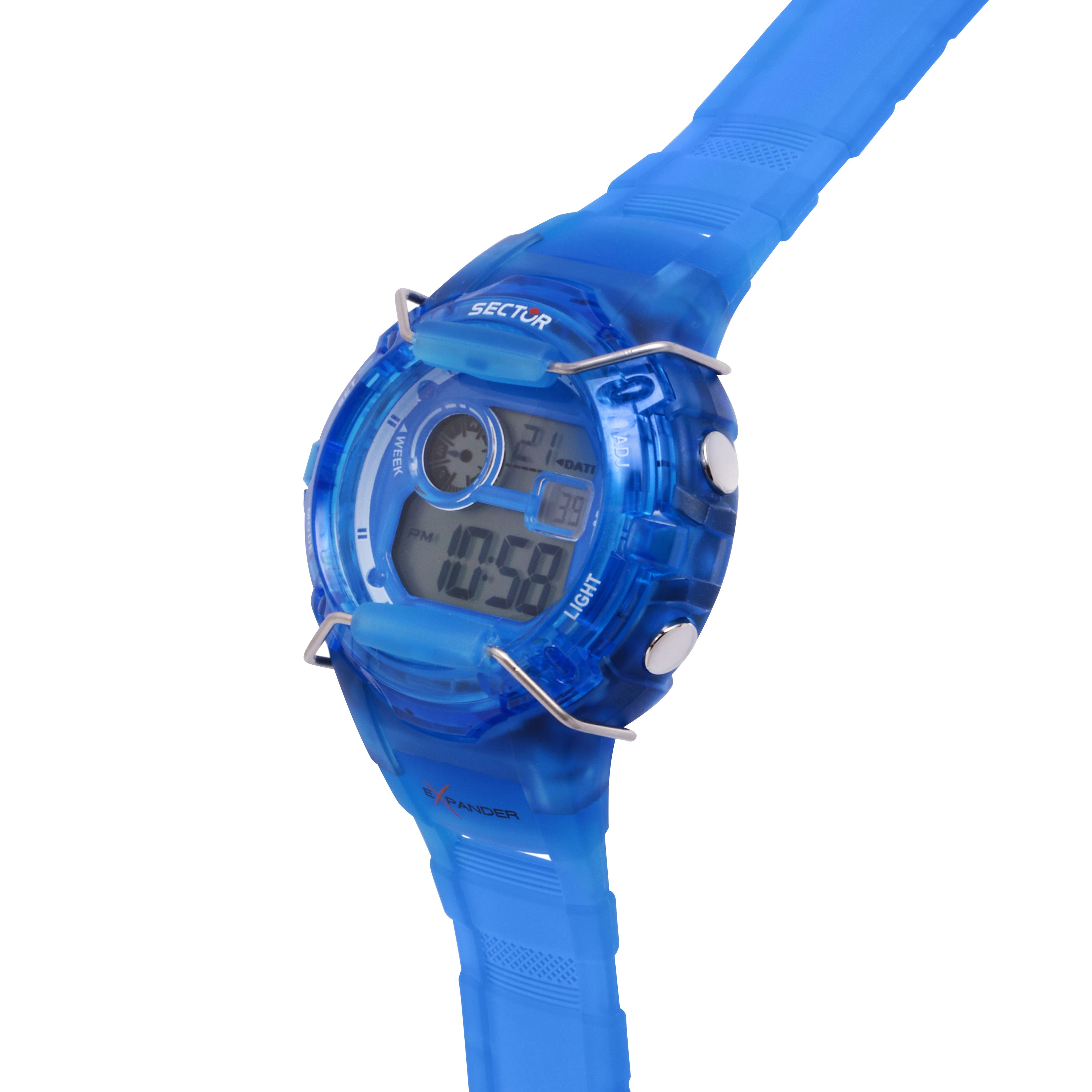 Sector EX-05 Blue Digital Watch-PEROZ Accessories