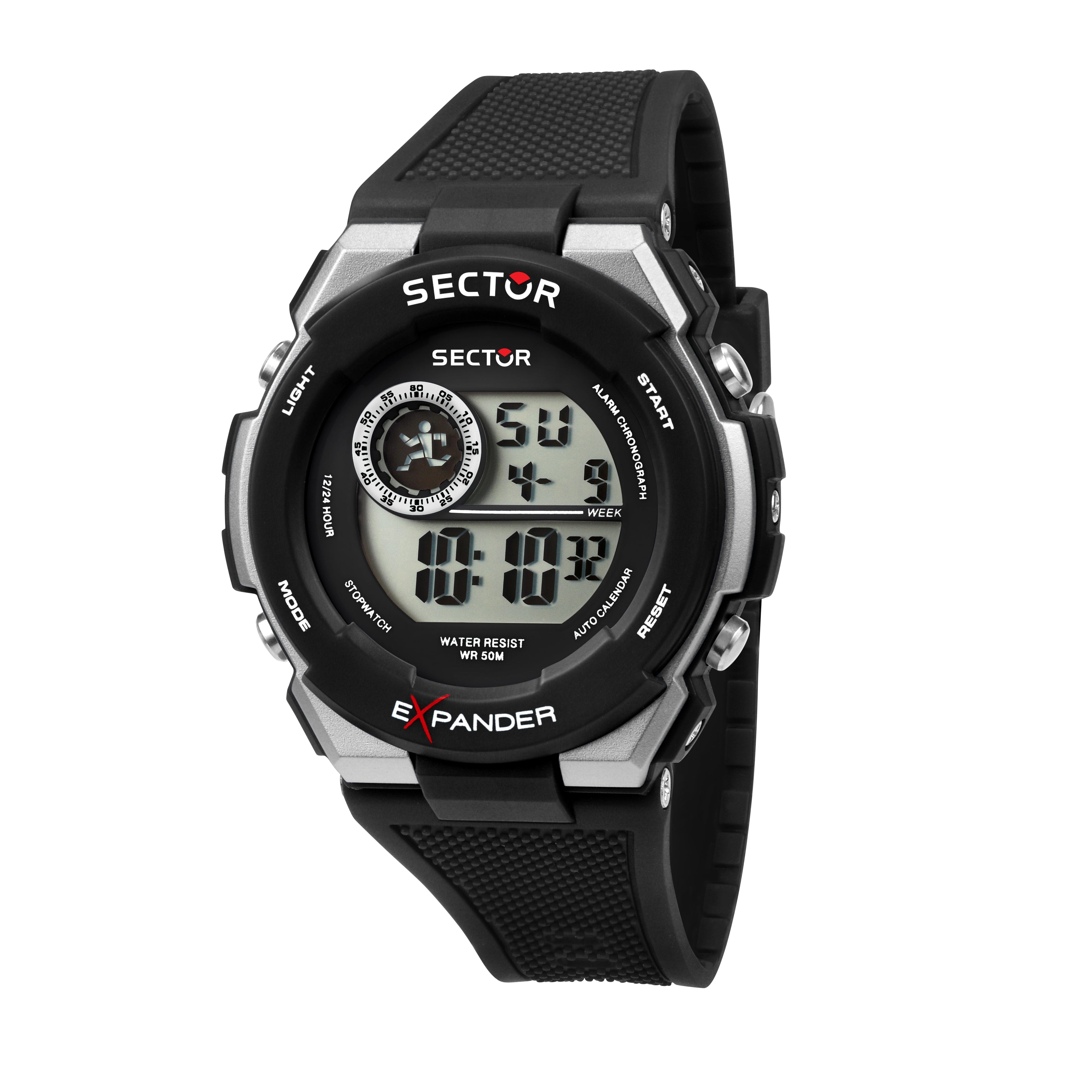 Sector EX-10 Black Digital Watch-PEROZ Accessories