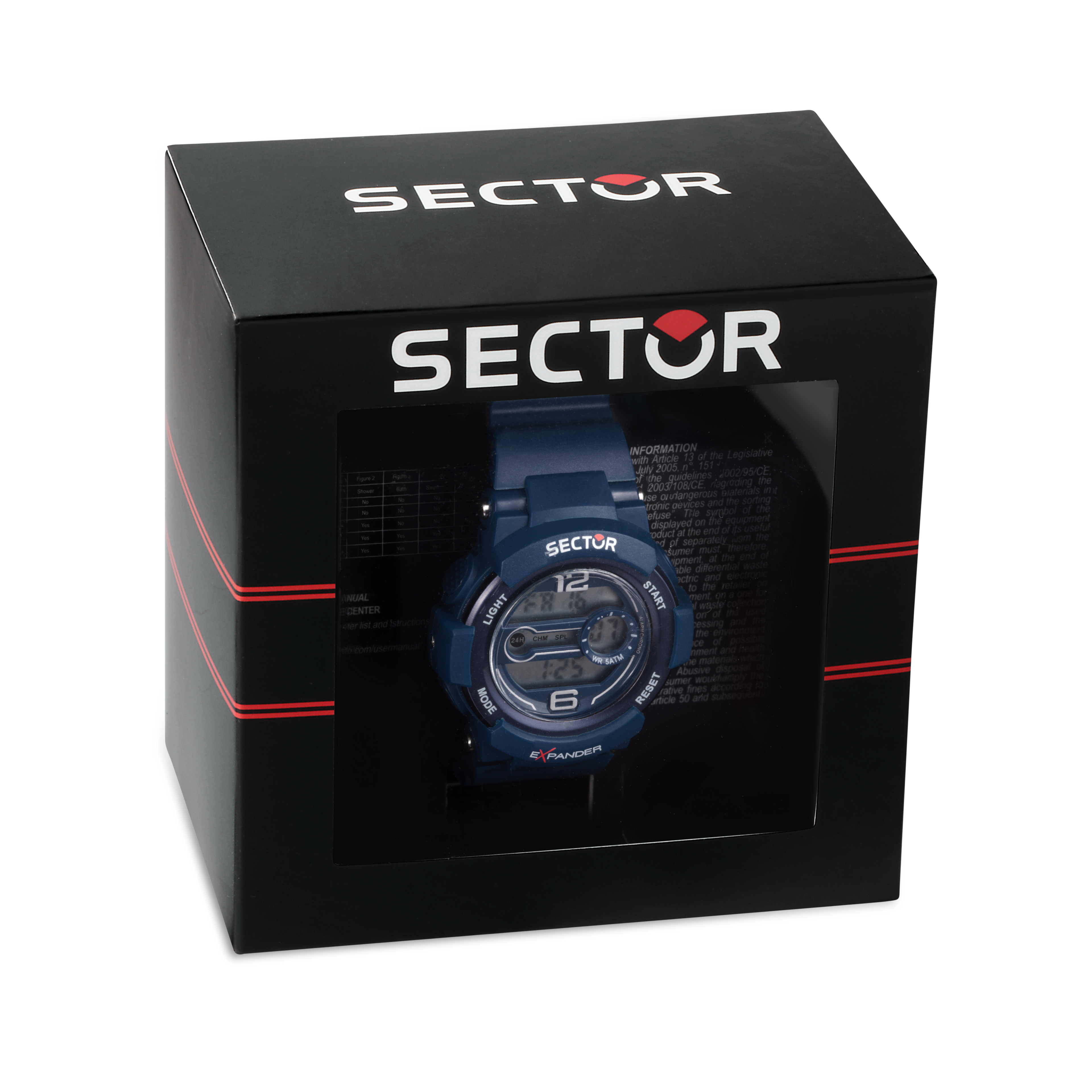 Sector EX-16 Blue Digital Watch-PEROZ Accessories