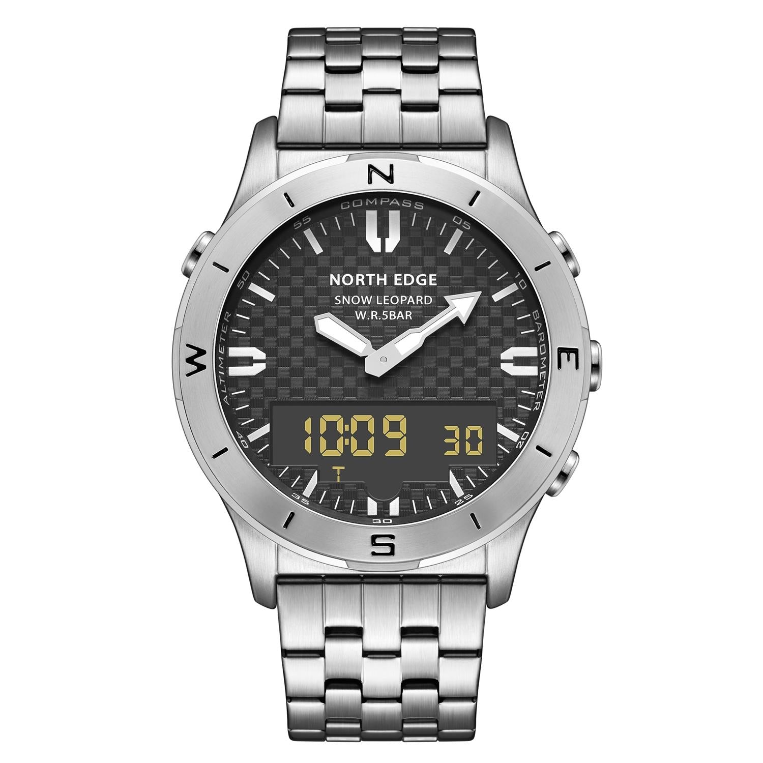 Stainless Steel Multifunction Smart Watch for Men - Waterproof-Smart Watches-PEROZ Accessories